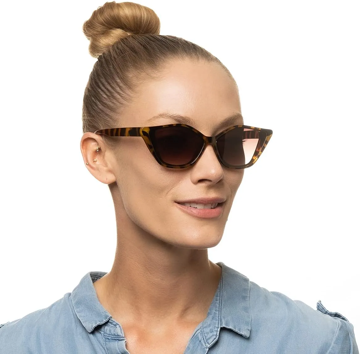 2SeeLife Butterfly Cat Eye Fashion Sunglasses Tortoise