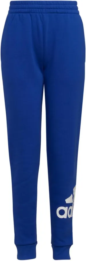 adidas Boys' Elastic Waistband Essential Fleece Joggers, Blue Royal, Large