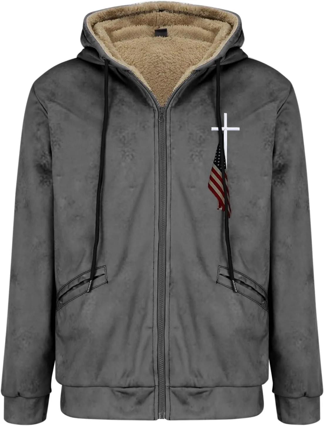 ADJHDFH Heavyweight Hoodie Big And Tall Jackets for Men 5Xl Mens Full Zip Jacket 5Xl Bomber Jacket for Men Big And Tall