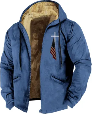 ADJHDFH Heavyweight Hoodie Big And Tall Jackets for Men 5Xl Mens Full Zip Jacket 5Xl Bomber Jacket for Men Big And Tall