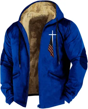 ADJHDFH Heavyweight Hoodie Mens Bomber Jacket With Hood Zipper Hoodies For Men Graphic Mens Winter Bomber Jacket With Hood