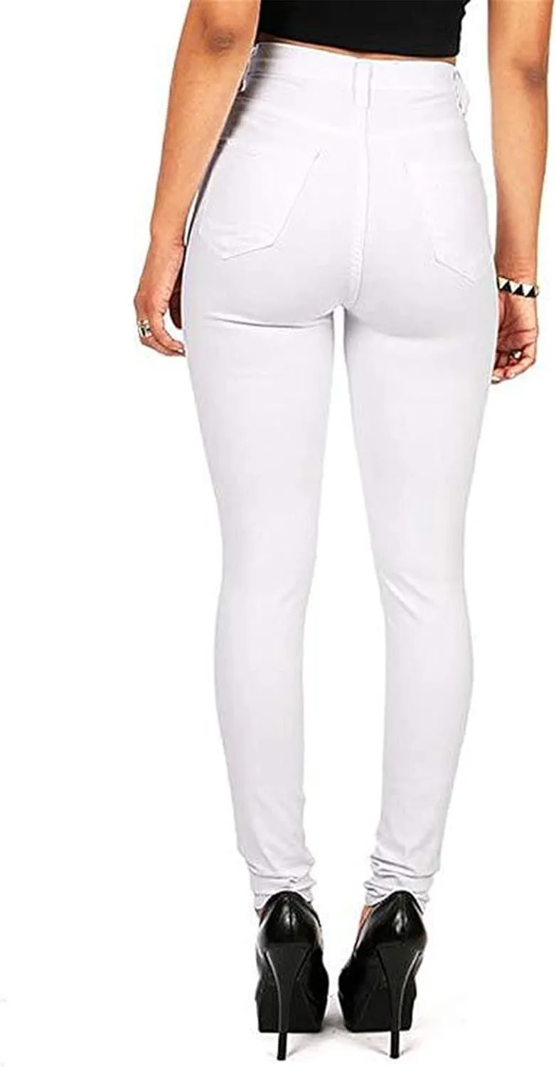 Andongnywell Butt Lifter High Waist Skinny Jeans Juniors Classic Denim Stretch Jean Womens Slim Length Jeans