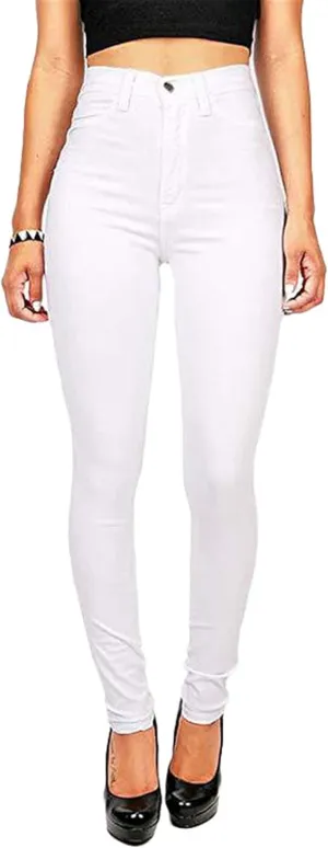 Andongnywell Butt Lifter High Waist Skinny Jeans Juniors Classic Denim Stretch Jean Womens Slim Length Jeans