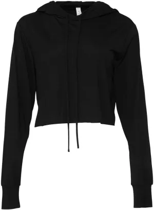 Bella Canvas Womens Fast Fashion Cropped Long-Sleeve Hoodie (8512)