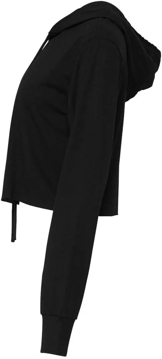 Bella Canvas Womens Fast Fashion Cropped Long-Sleeve Hoodie (8512)