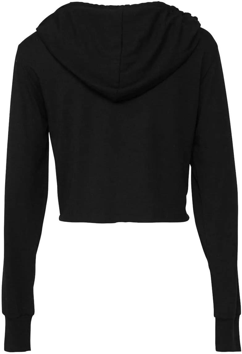 Bella Canvas Womens Fast Fashion Cropped Long-Sleeve Hoodie (8512)