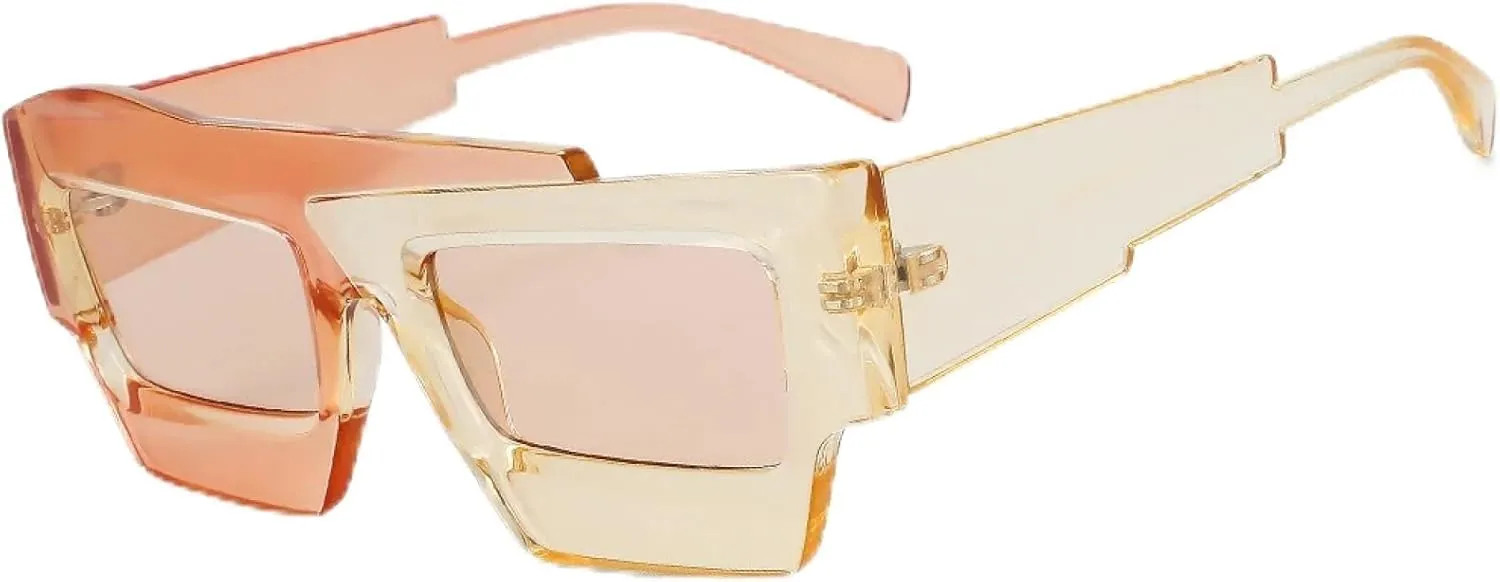 Big Frame Fashion Irregular Sunglasses Man Fashion Personality Male