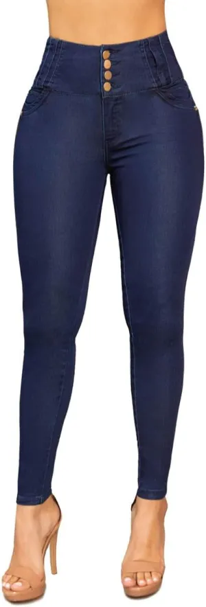 Bula, High Waist Butt Lifting Skinny Jeans - Shape wear Pantalones Colombianos Levanta Cola