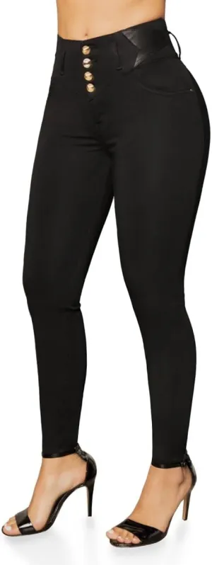 Bula, High Waist Butt Lifting Skinny Jeans - Shape wear Pantalones Colombianos Levanta Cola