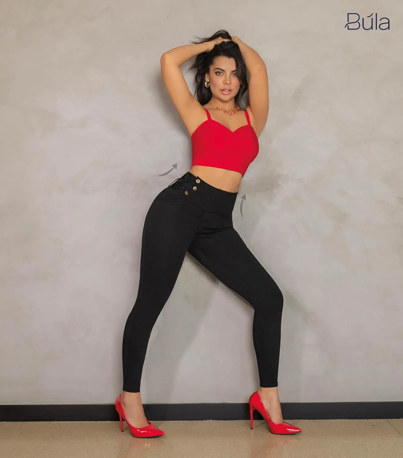Bula, High Waist Butt Lifting Skinny Jeans - Shape wear Pantalones Colombianos Levanta Cola
