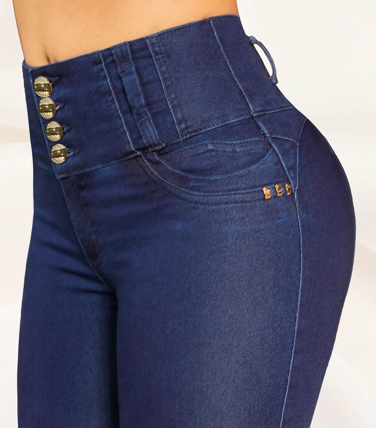 Bula, High Waist Butt Lifting Skinny Jeans - Shape wear Pantalones Colombianos Levanta Cola