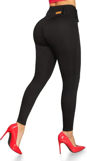 Bula, High Waist Butt Lifting Skinny Jeans - Shape wear Pantalones Colombianos Levanta Cola