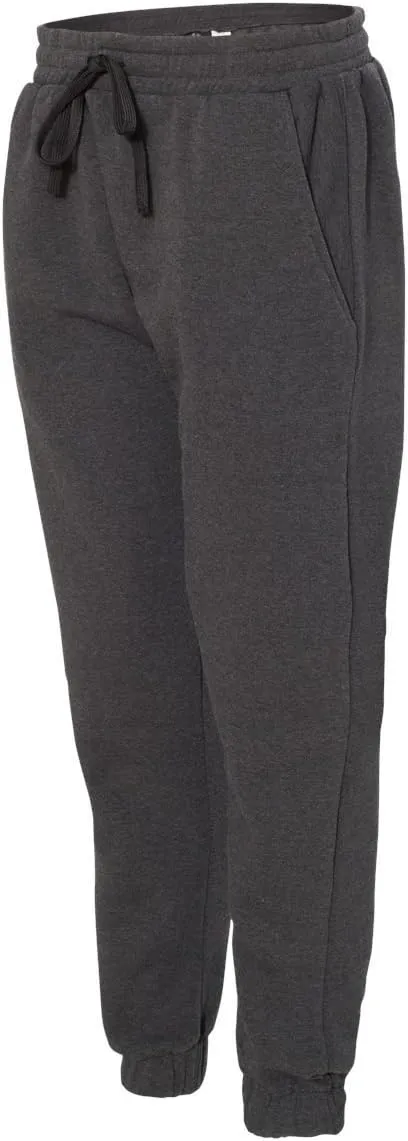 Burnside Men's 8800 Elastic Waistband Fleece Jogger Pants Workout Training Joggers