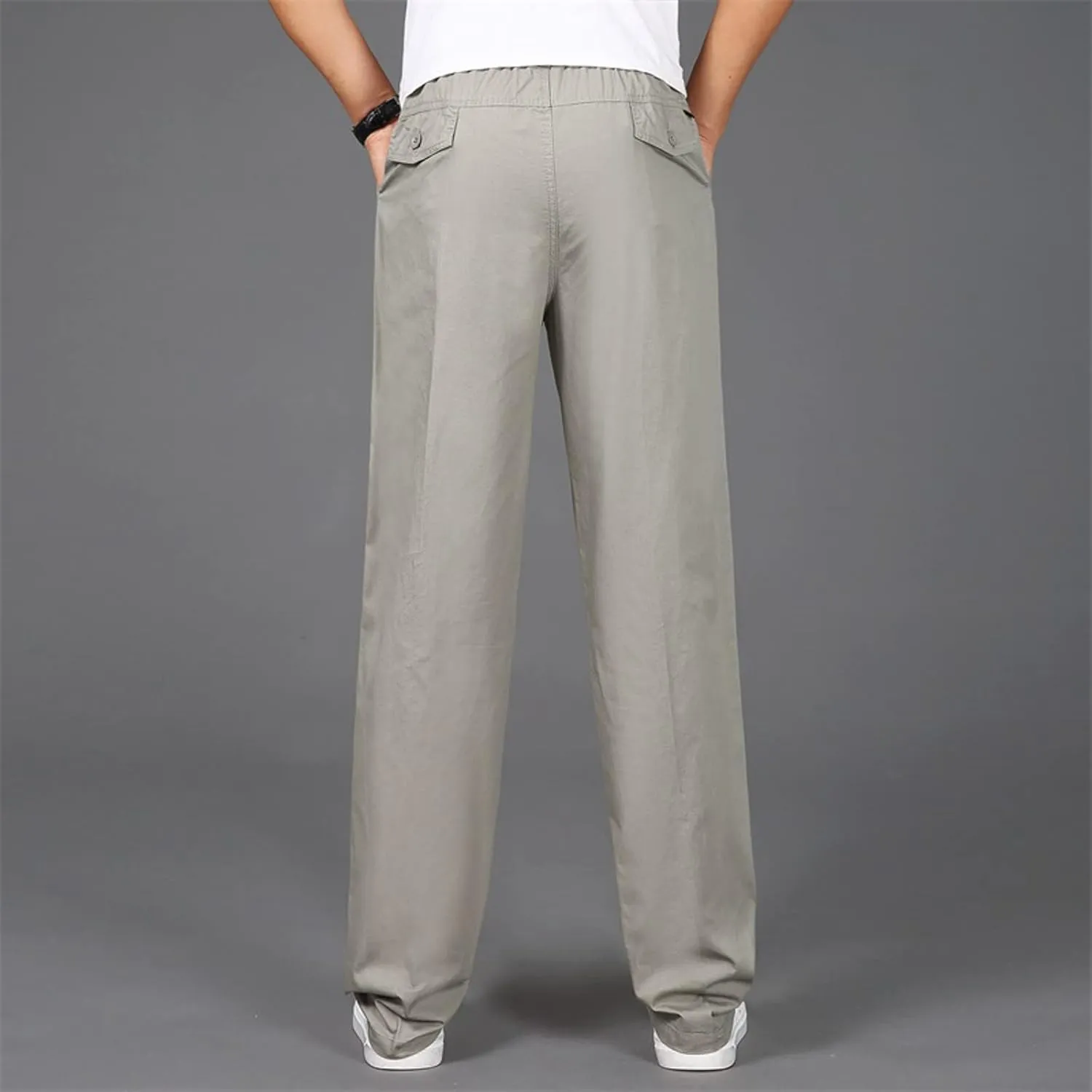 Cargo Pants for Men Big and Tall, Pants Drawstring Jogger Pants with Pockets Mens Sweatpants with Pockets Men's Basic