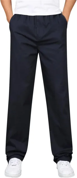 Cargo Pants for Men Big and Tall, Pants Drawstring Jogger Pants with Pockets Mens Sweatpants with Pockets Men's Basic