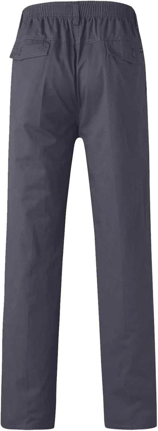 Cargo Pants for Men Big and Tall, Pants Drawstring Jogger Pants with Pockets Mens Sweatpants with Pockets Men's Basic