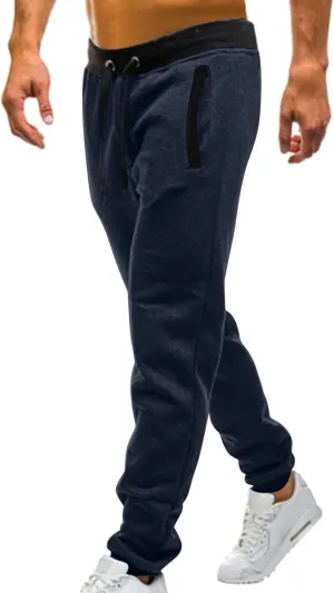 Cargo Pants for Men Relaxed Fit Pants Drawstring Jogger Pants with Pockets Mens Sweatpants with Pockets Men's Basic
