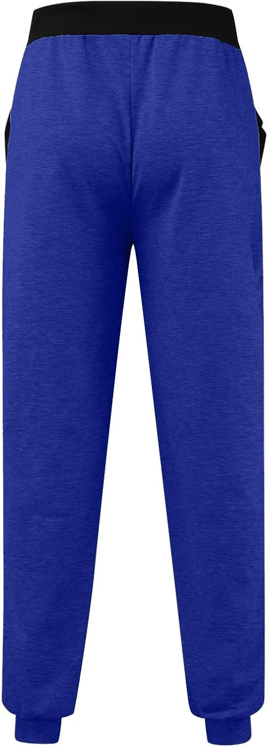 Cargo Pants for Men Relaxed Fit Pants Drawstring Jogger Pants with Pockets Mens Sweatpants with Pockets Men's Basic