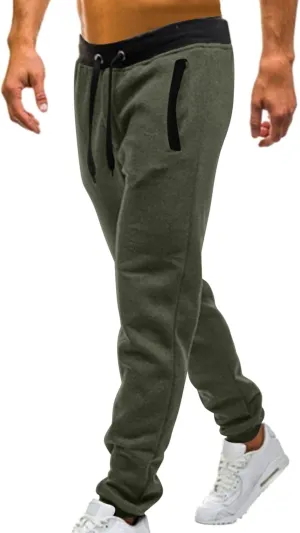 Cargo Pants for Men Relaxed Fit Pants Drawstring Jogger Pants with Pockets Mens Sweatpants with Pockets Men's Basic