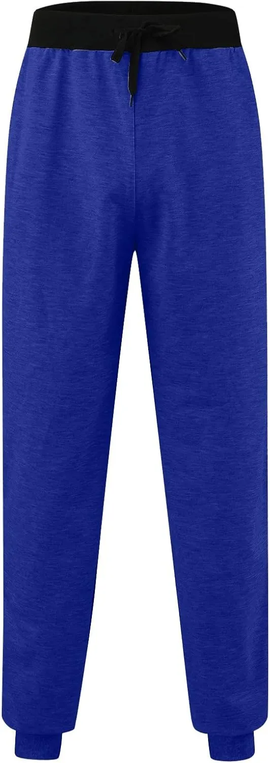 Cargo Pants for Men Relaxed Fit Pants Drawstring Jogger Pants with Pockets Mens Sweatpants with Pockets Men's Basic