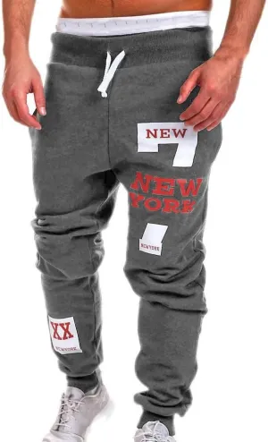Cargo Trousers for Men Gym Training Jogger Black Long Track Pant with Pockets Mens Sweatpants with Pockets Drawstring