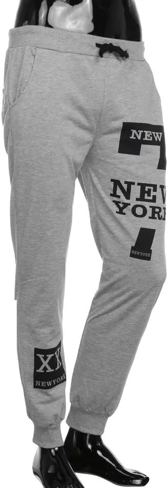 Cargo Trousers for Men Gym Training Jogger Black Long Track Pant with Pockets Mens Sweatpants with Pockets Drawstring