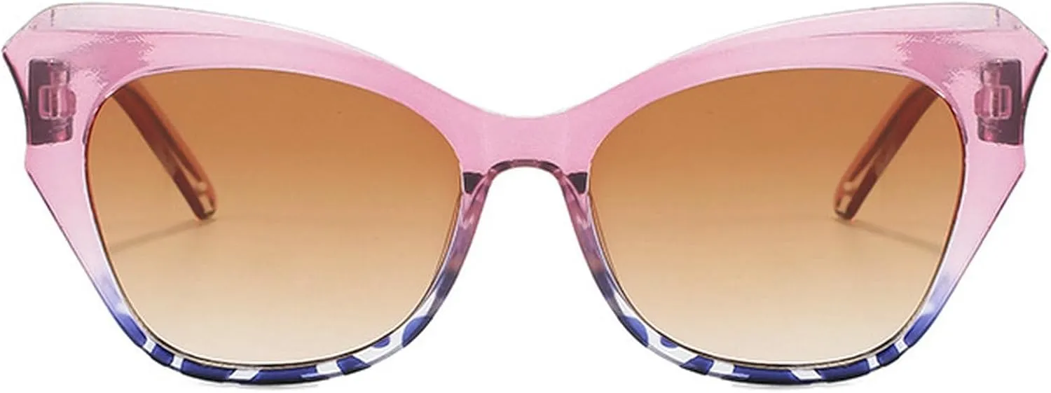 Cat Eye Vintage Sunglasses Women Fashion Gradient Sun Glasses Female Retro Outdoors Shades