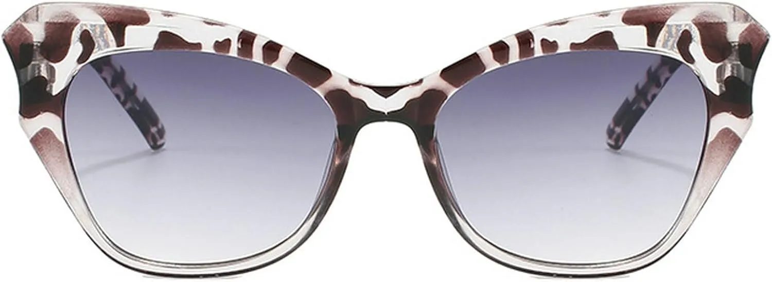 Cat Eye Vintage Sunglasses Women Fashion Gradient Sun Glasses Female Retro Outdoors Shades