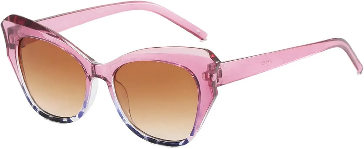 Cat Eye Vintage Sunglasses Women Fashion Gradient Sun Glasses Female Retro Outdoors Shades