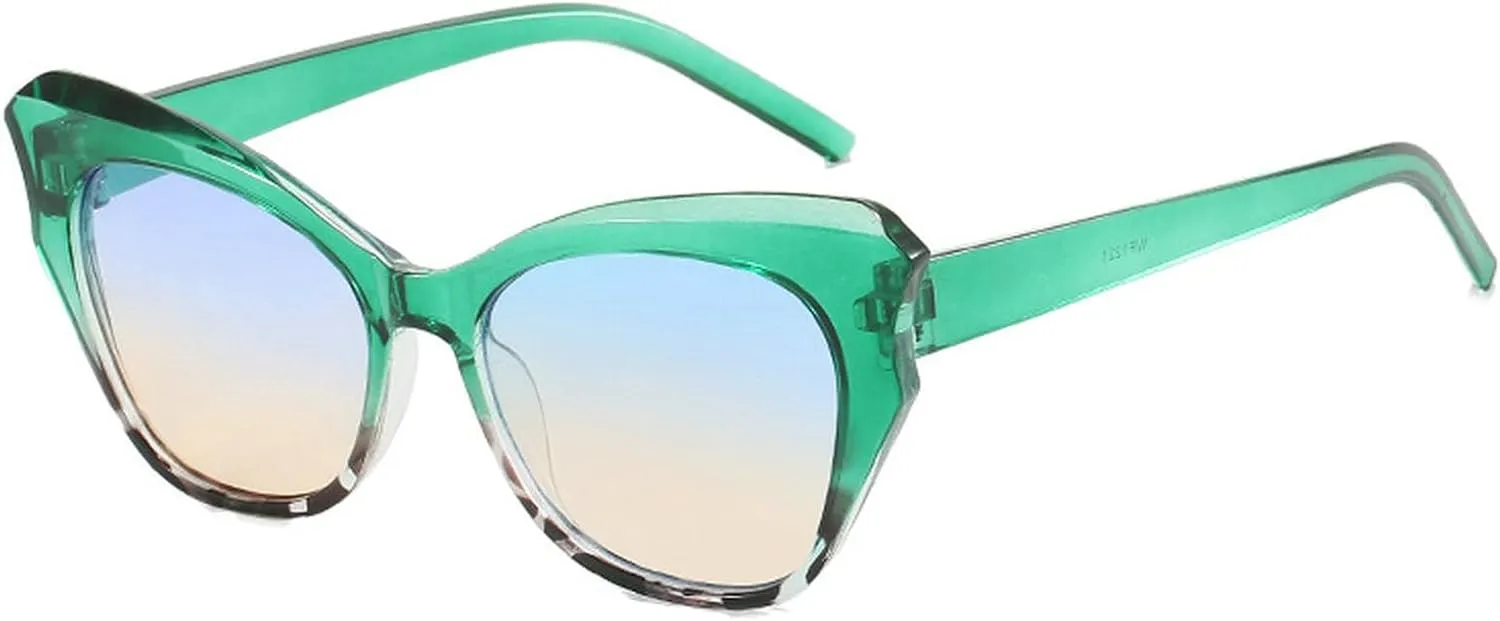 Cat Eye Vintage Sunglasses Women Fashion Gradient Sun Glasses Female Retro Outdoors Shades