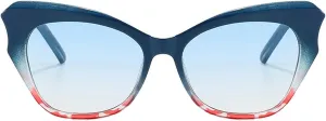 Cat Eye Vintage Sunglasses Women Fashion Gradient Sun Glasses Female Retro Outdoors Shades