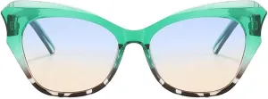 Cat Eye Vintage Sunglasses Women Fashion Gradient Sun Glasses Female Retro Outdoors Shades