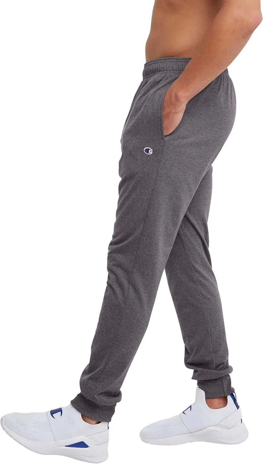 Champion Men's Joggers, Lightweight Lounge Pants, Jersey Graphic Pants for Men, 31"