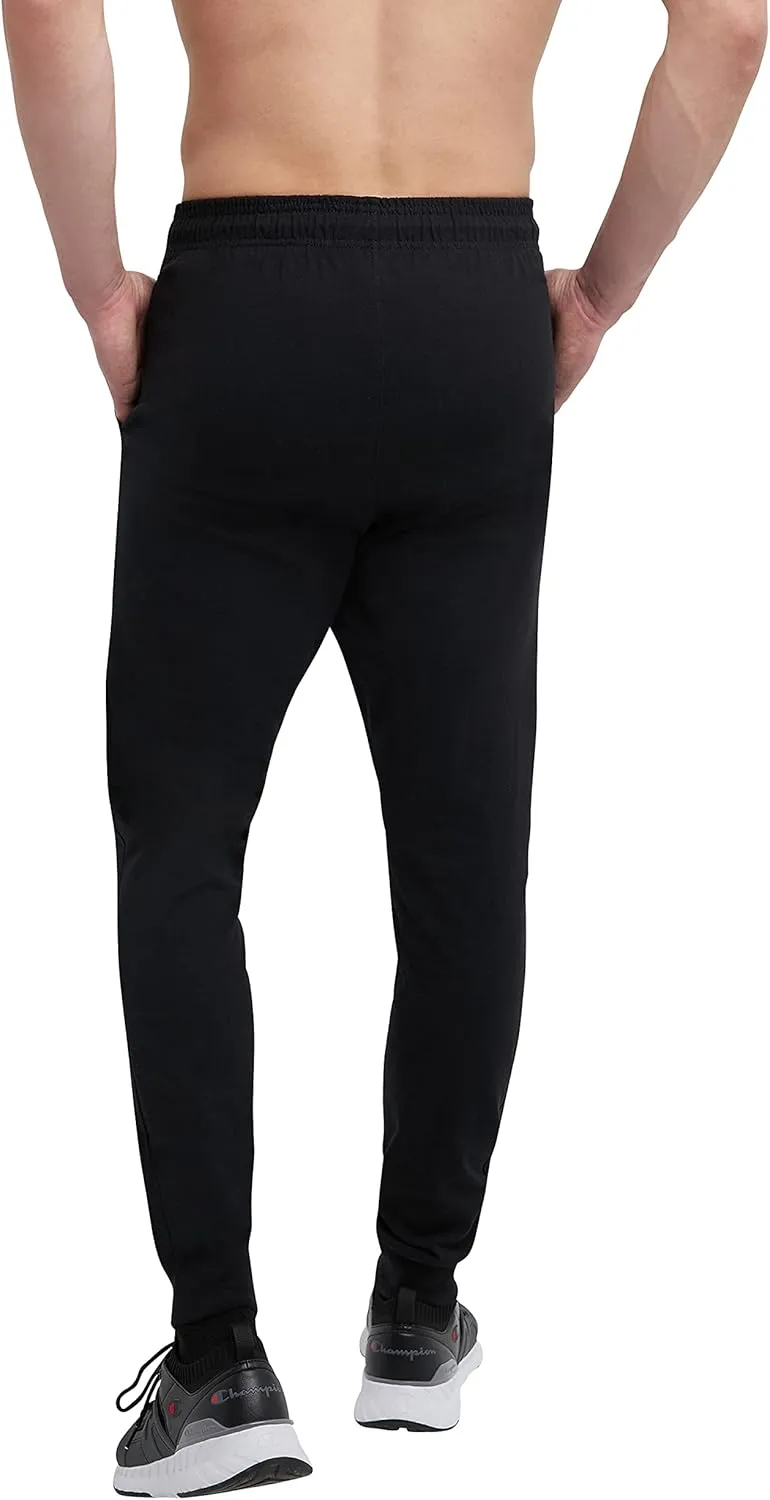 Champion Men's Joggers, Lightweight Lounge Pants, Jersey Graphic Pants for Men, 31"