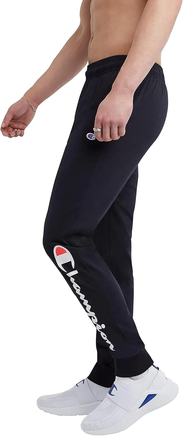 Champion Men's Joggers, Lightweight Lounge Pants, Jersey Graphic Pants for Men, 31"