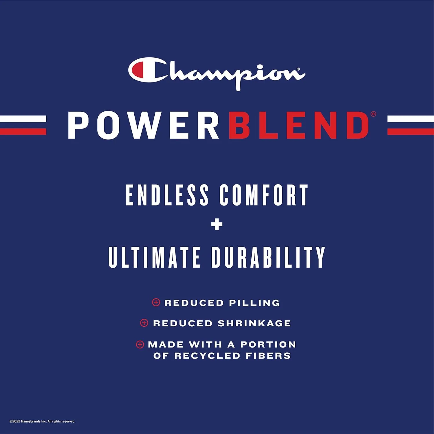 Champion Men's Powerblend Joggers, C Patch Logo
