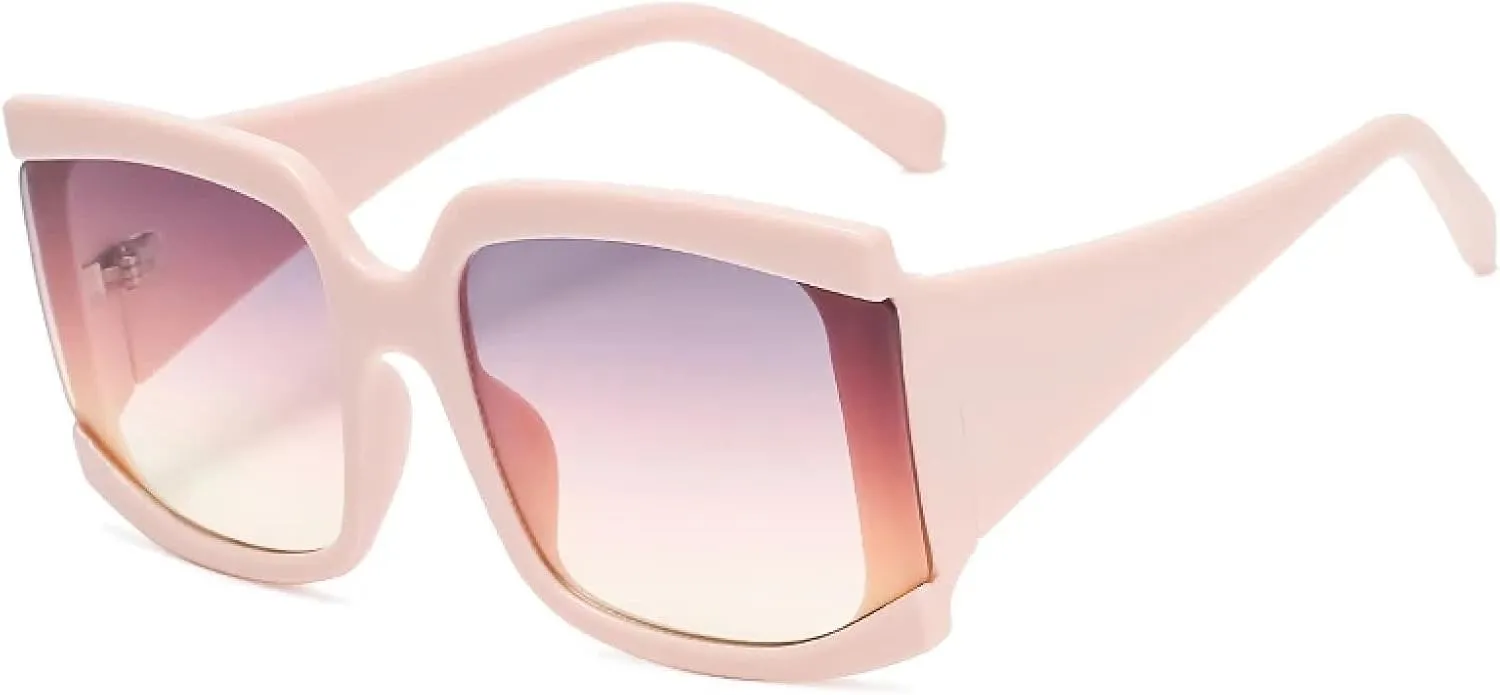 Classic Oversized Sunglasses Women Glasses Female Gradient Vintage Big Shades Uv400