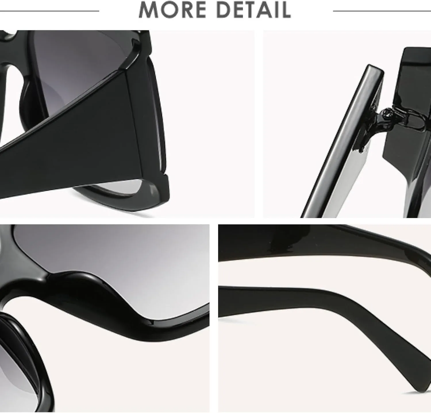 Classic Oversized Sunglasses Women Glasses Female Gradient Vintage Big Shades Uv400