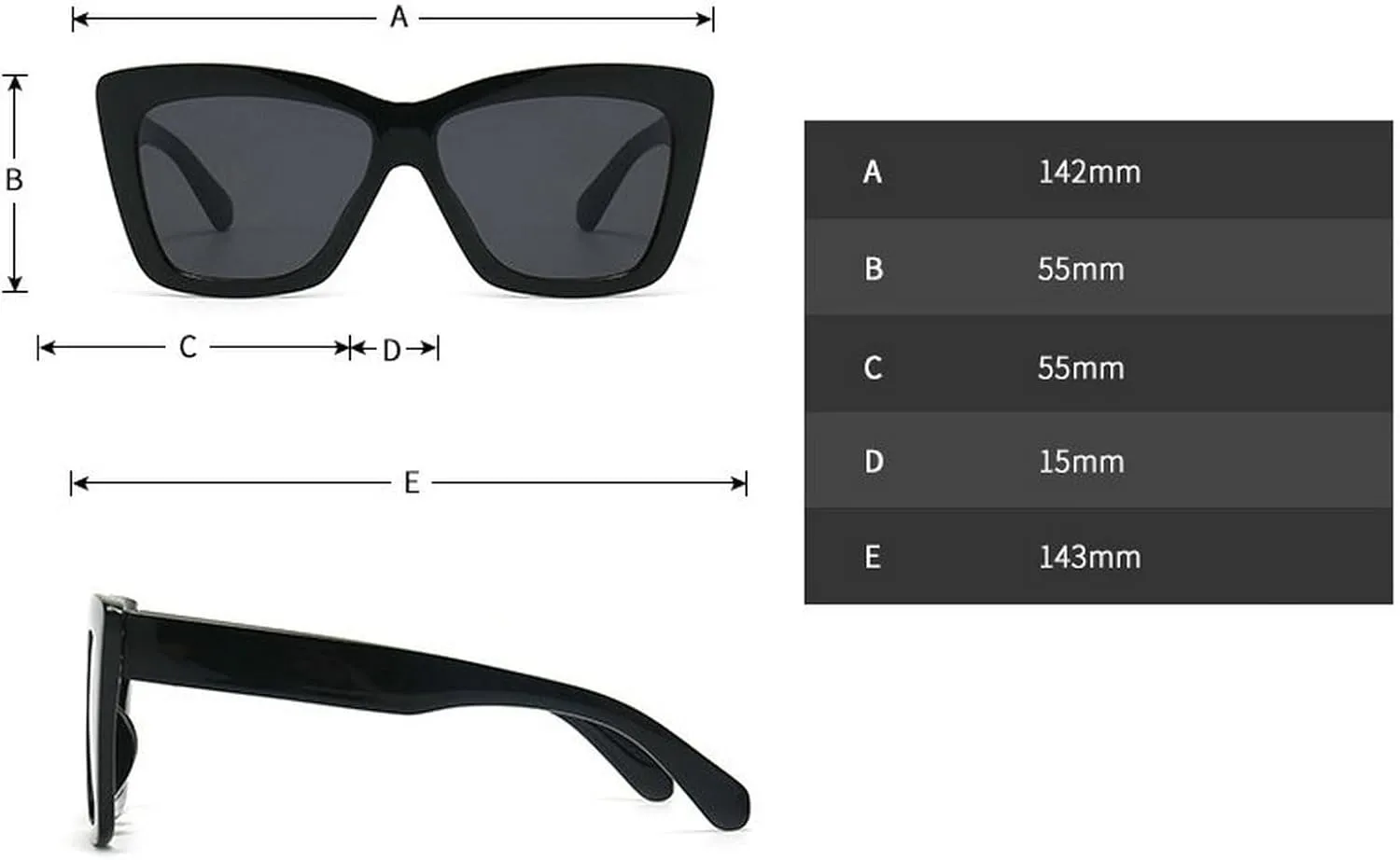 COTIA Fashion Cat Eye Sunglasses for Women Men Fashion Cateye Vintage Punk Classic Outdoor Sun Glasses