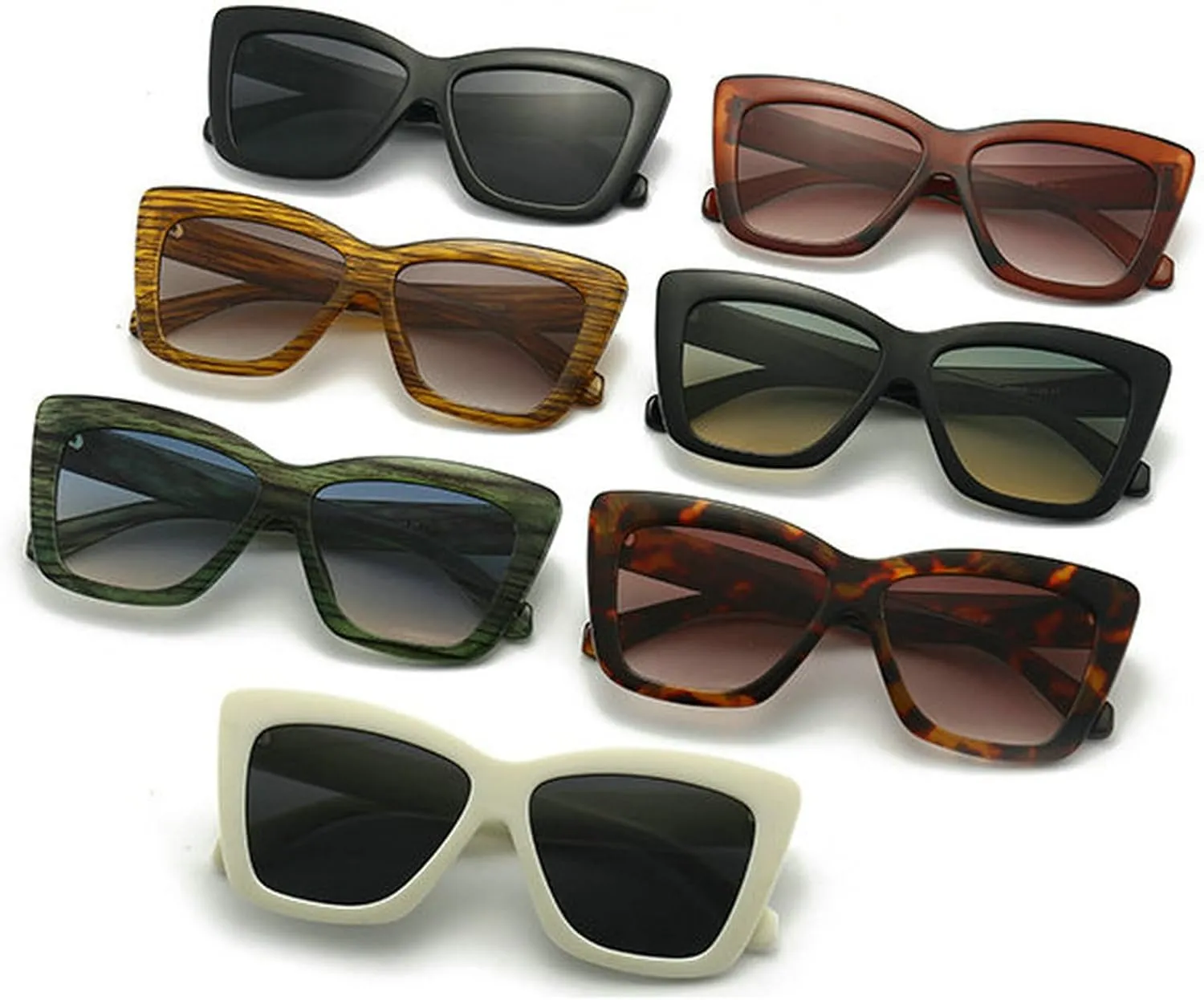 COTIA Fashion Cat Eye Sunglasses for Women Men Fashion Cateye Vintage Punk Classic Outdoor Sun Glasses