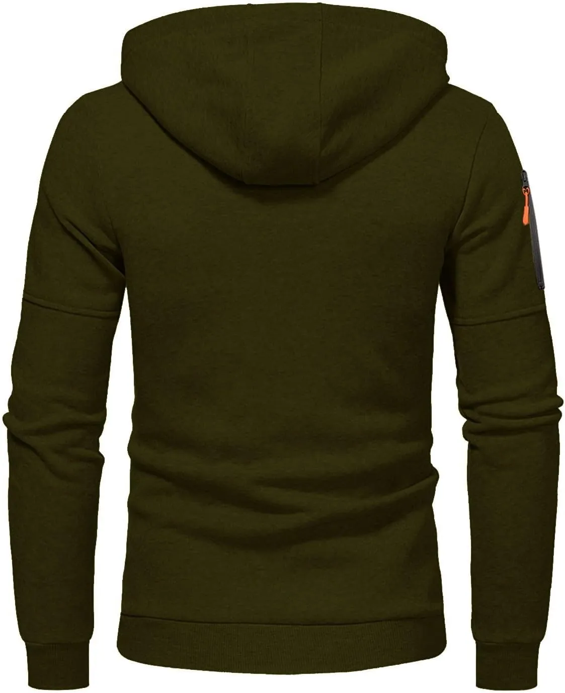 CRNTCEM Mens Zip Up Active Hoodies Sweatshirt Drawstring Workout Athletic Long Sleeve Jackets Fall Gym Fitness Sportwears
