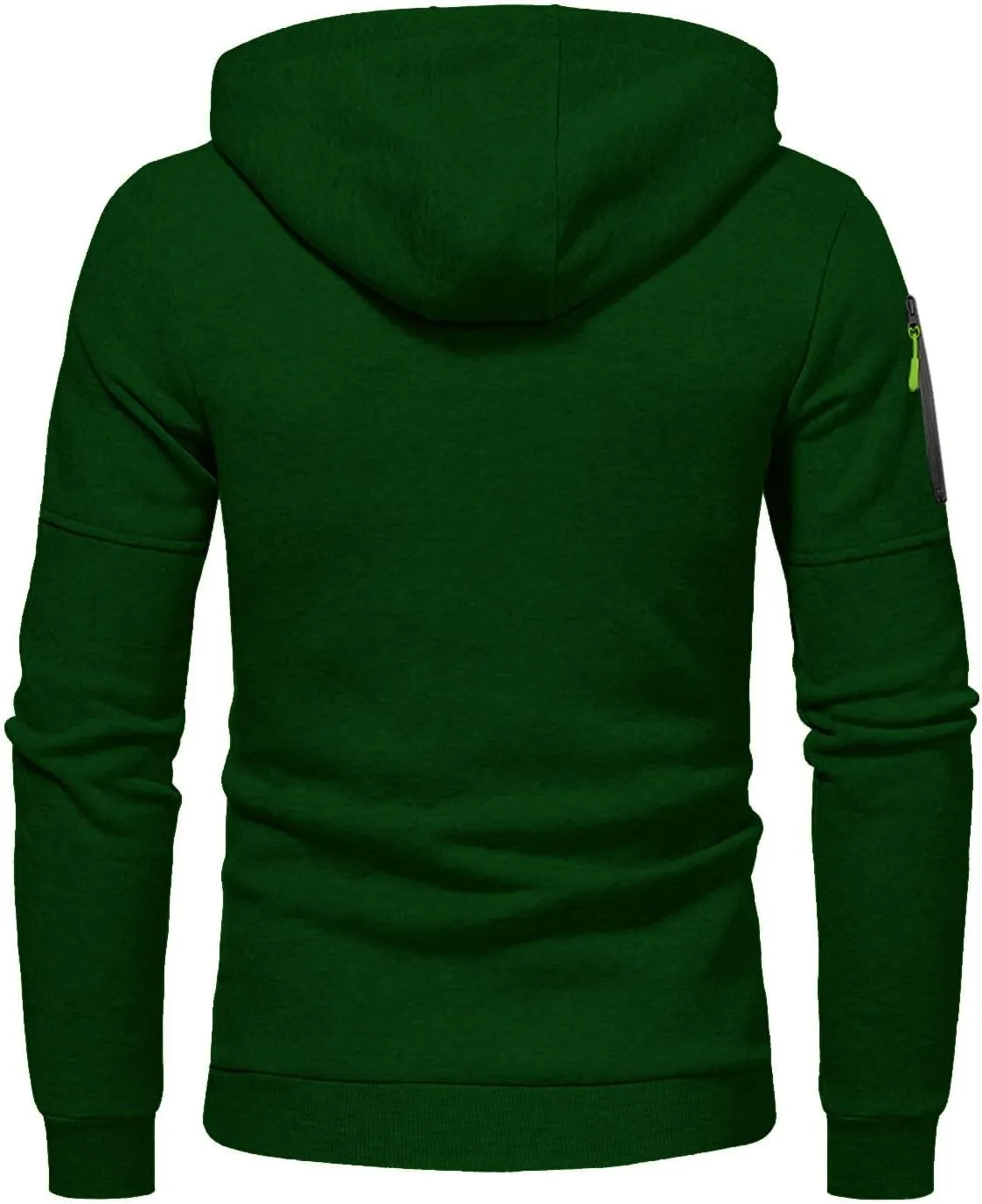 CRNTCEM Mens Zip Up Active Hoodies Sweatshirt Drawstring Workout Athletic Long Sleeve Jackets Fall Gym Fitness Sportwears