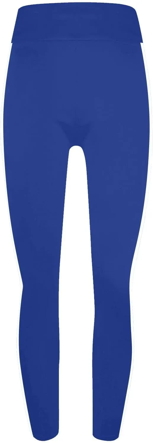 DASAYO High Waisted Leggings for Women Trenfy Side Stripe Print Tummy Control Comfy Exercise Yoga Pants Girls Activewear