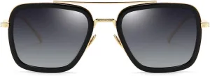 Dollger Glasses Clear Lens Non Prescription Classic Metal Frame Eyewear for Men Women