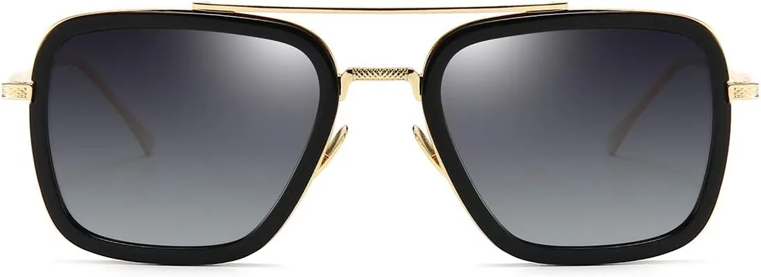 Dollger Glasses Clear Lens Non Prescription Classic Metal Frame Eyewear for Men Women