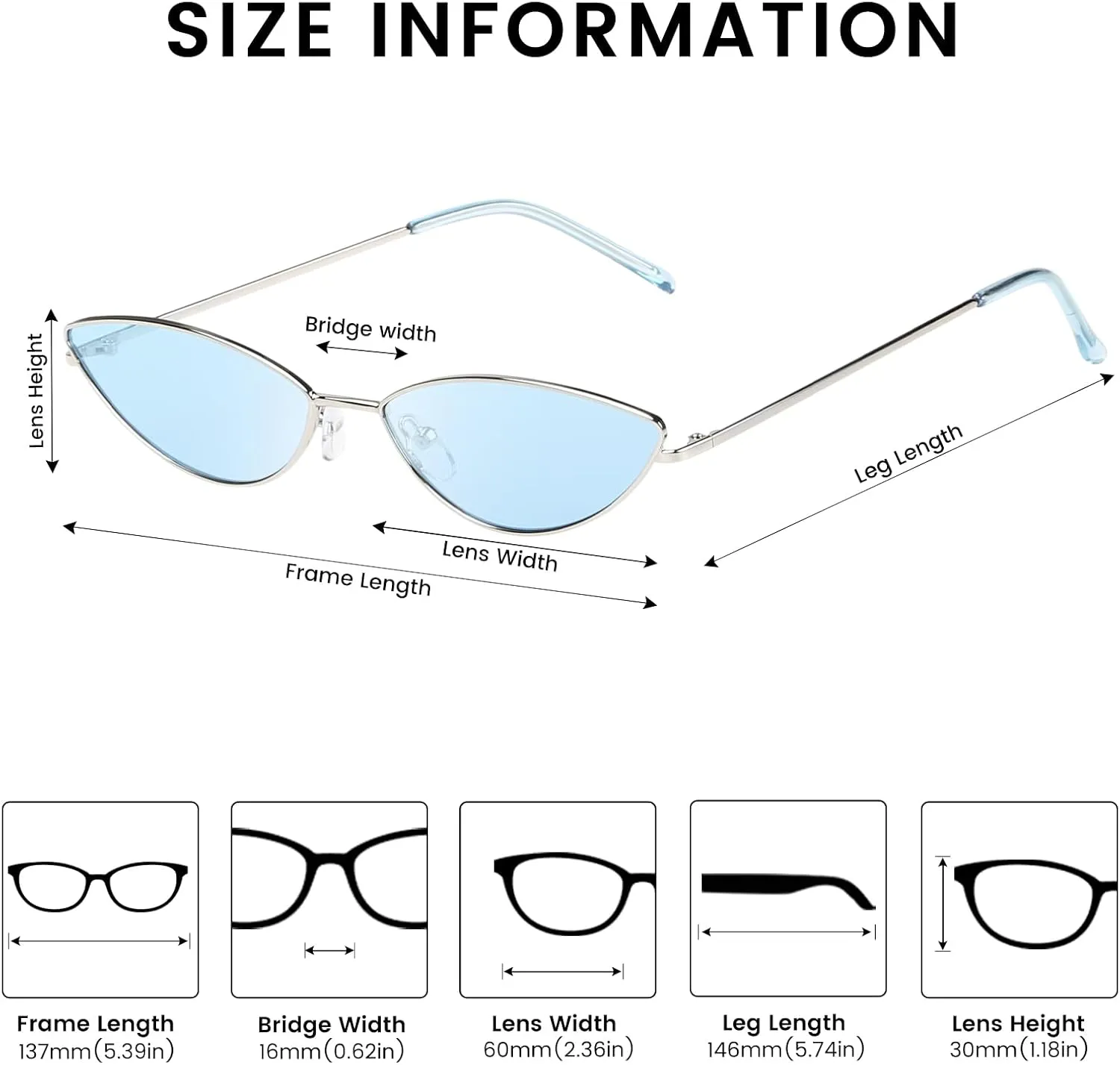 DUCO Vintage Oval Sunglasses for Women Small Triangle Polarized Sun Glasses Metal Frame and UV Protection W019