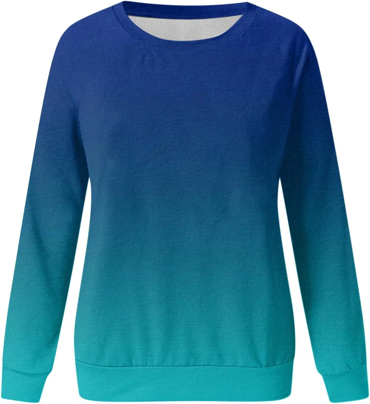 Fall Sweatshirts for Women Trendy, Womens Casual Crewneck Sweatshirts Long Sleeve Cute Tunic Tops Loose Fitting Pullover Top