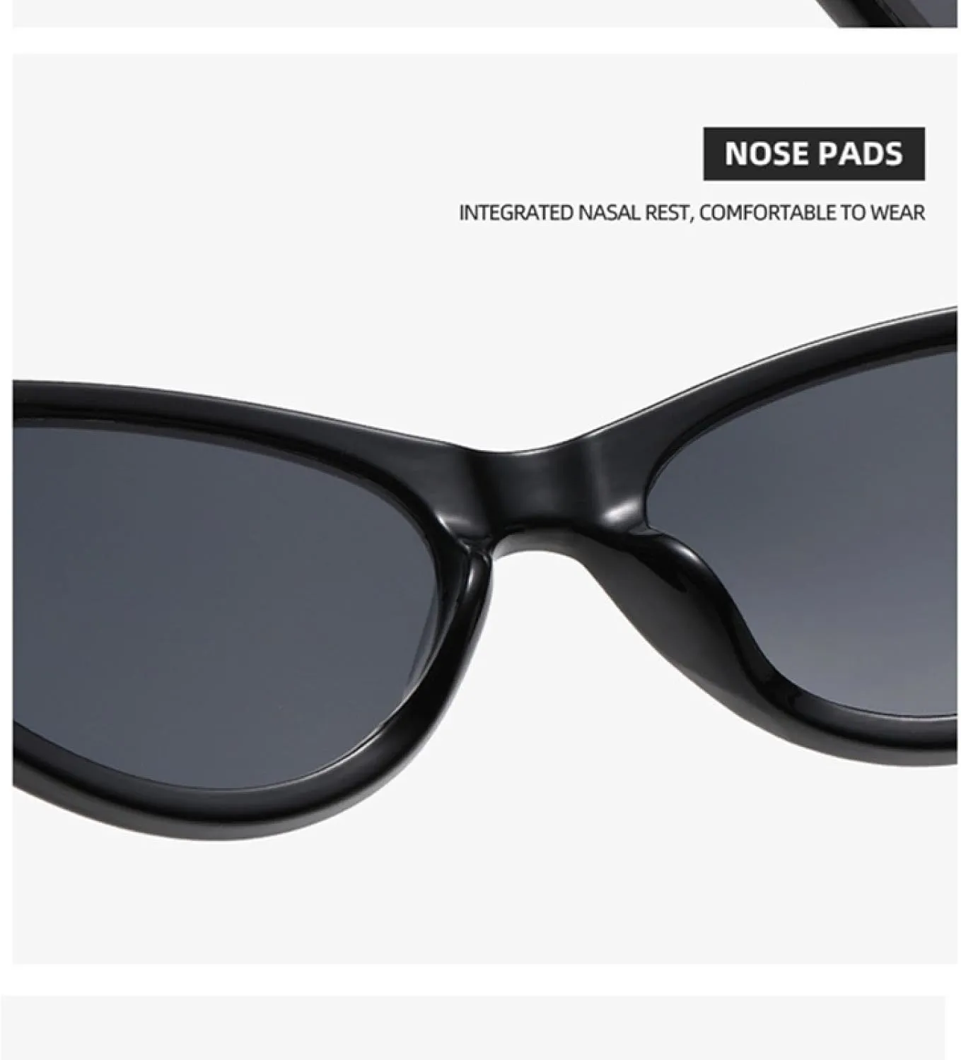 Fashion Cat Eye Sunglasses Women Retro Rivets Blue Green Uv400 Men