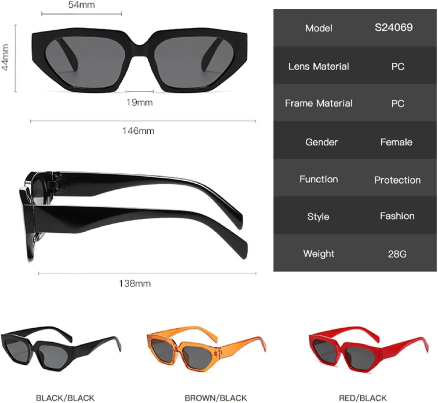 Fashion Cat Eye Women Sunglasses Luxury Vintage Personalized Uv400
