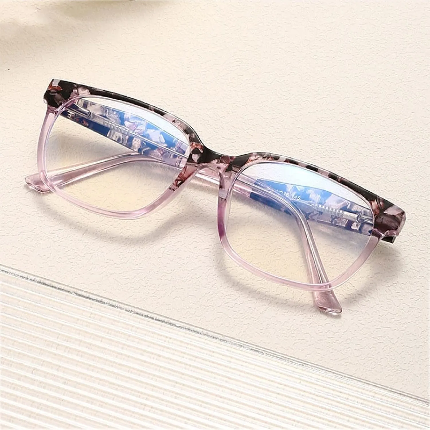 Fashion Colorful Glasses Frame Women Retro Spring Hinge